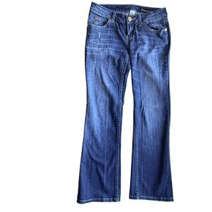 VTG Arizona Jean Co Ultra Low Rise Bootcut Jeans Size 3 Short Y2K